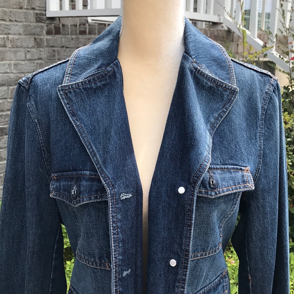 Size Large Chaps Denim Jacket - Picture 2 of 9